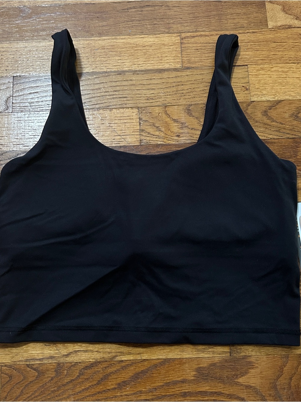 Avia Black Soft sculpt Longline Sports Bra NWT Size Large